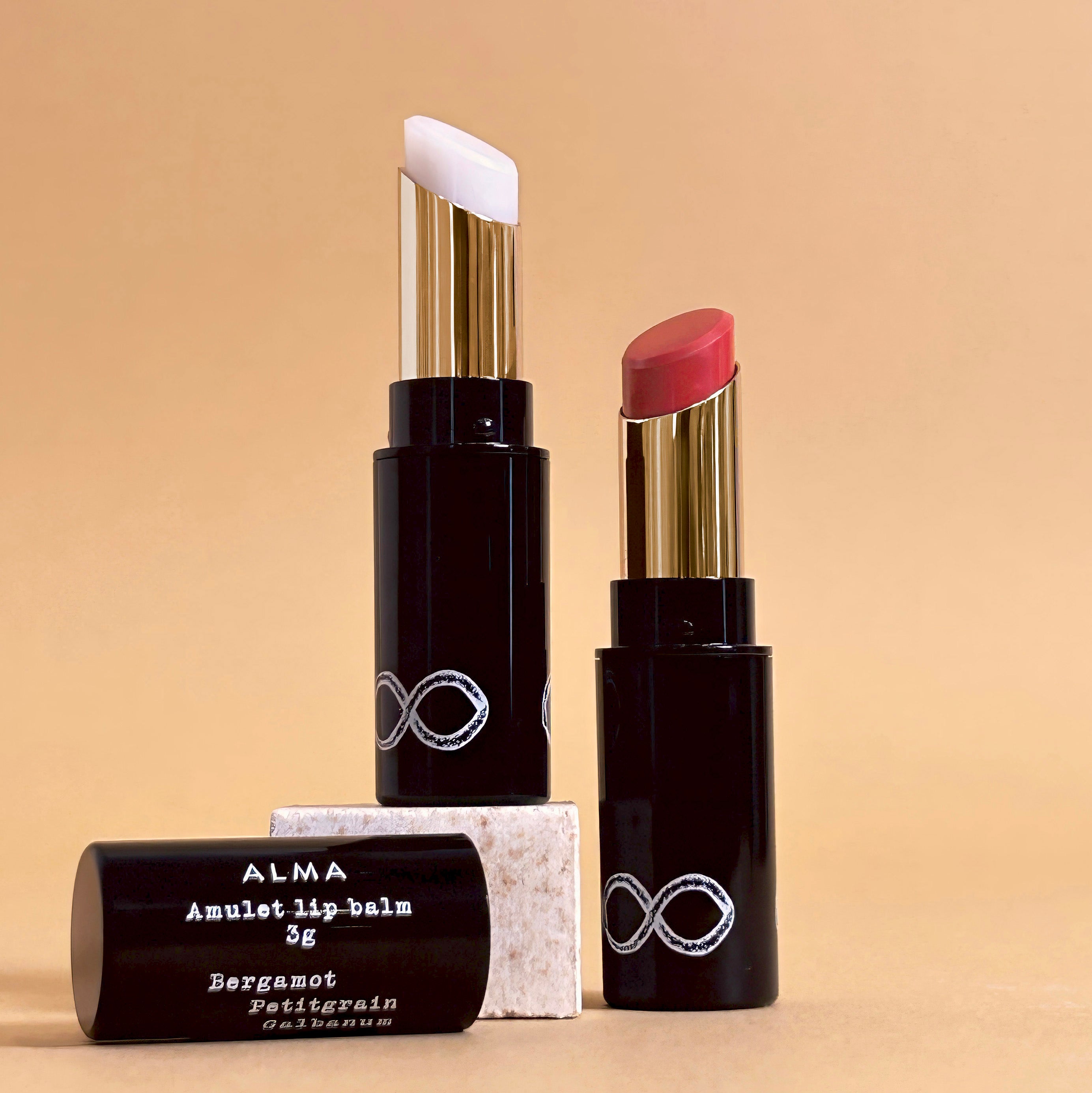 【#01 natural pink】Amulet lip balm