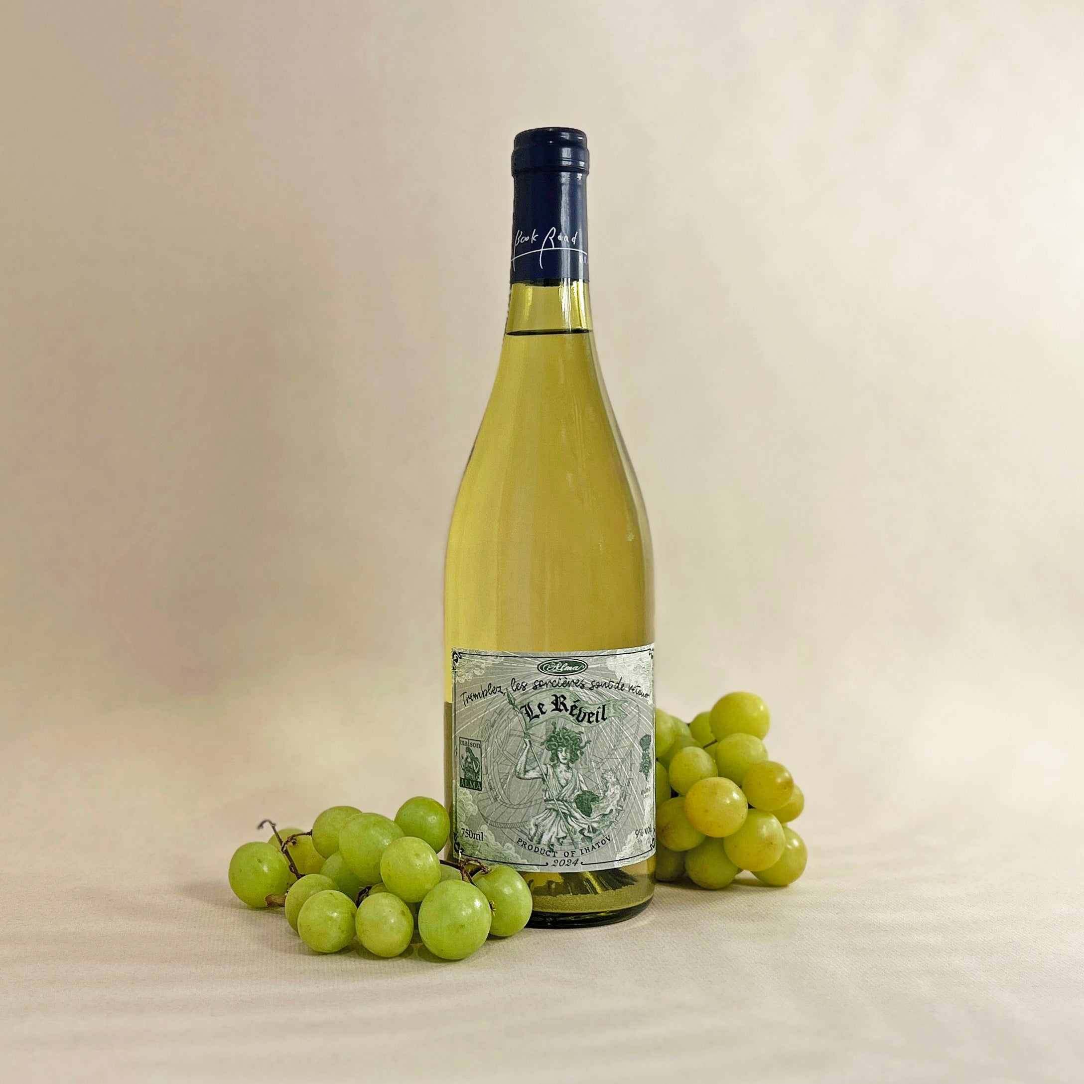 【再入荷】Le Réveil［白ワイン］ ×  蛇丸カラーグラス SET