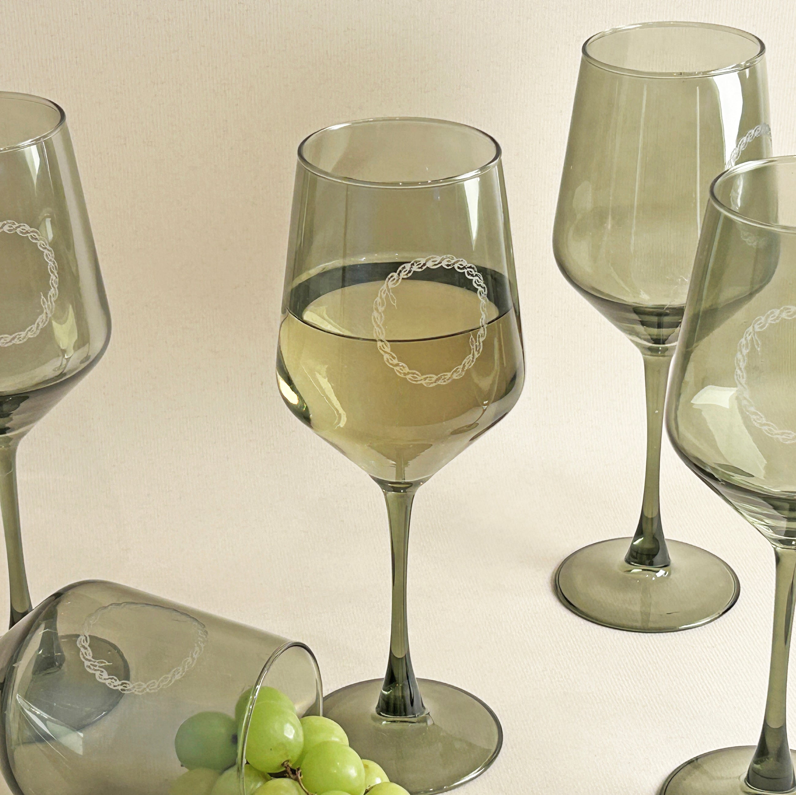 【再入荷】Le Réveil［白ワイン］ ×  蛇丸カラーグラス SET